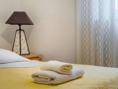 Krevet ili kreveti u jedinici u objektu Rosemarie Vodice
