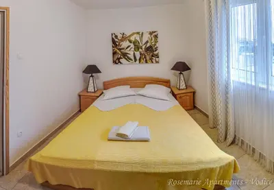 Krevet ili kreveti u jedinici u objektu Rosemarie Vodice