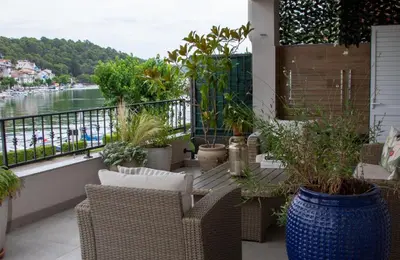 Balkon ili terasa u objektu Harbour View House