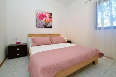 Krevet ili kreveti u jedinici u objektu Apartment in Murter