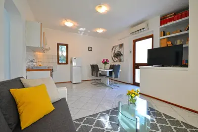 TV i/ili zabavni centar u objektu Apartment in Murter