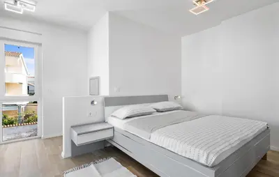 Krevet ili kreveti u jedinici u objektu Cozy Apartment In Vodice With Wifi