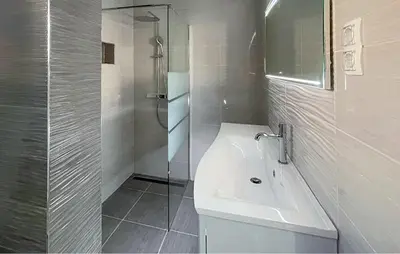 Kupaonica u objektu Awesome Home In Vodice With Sauna