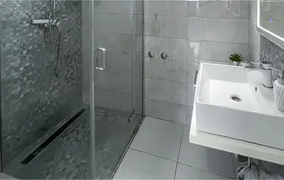 Kupaonica u objektu Awesome Home In Vodice With Sauna