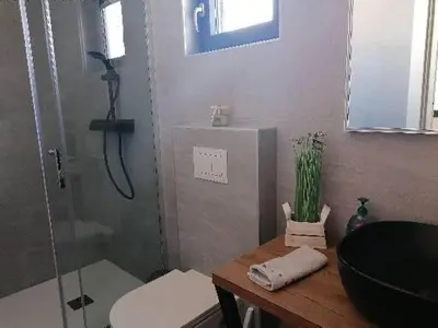 Kupaonica u objektu Vortex PBK MobileHome