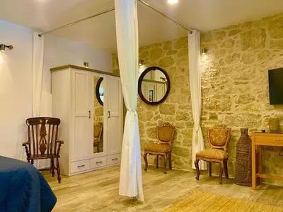 TV i/ili zabavni centar u objektu Harbour View House Studio Apartment