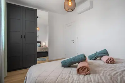 Krevet ili kreveti u jedinici u objektu Apartment Brodarica Soul