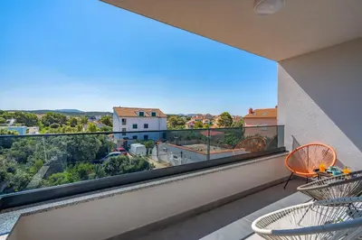 Balkon ili terasa u objektu Apartment Brodarica Soul