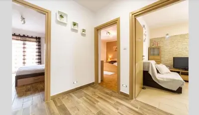 Krevet ili kreveti u jedinici u objektu Apartments with parking space Vodice - 21743