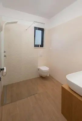 Kupaonica u objektu NEW ! Villa Palm Bay 1 & 2 with two heated pool - near sea