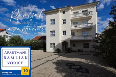 Certifikat, nagrada, logo ili neki drugi dokument izložen u objektu Apartment R A M L J A K - Apartman 