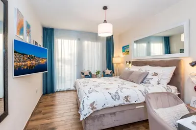 Krevet ili kreveti u jedinici u objektu Apartments Stella Mariela