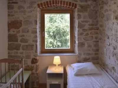 Krevet ili kreveti u jedinici u objektu Stone House Nana