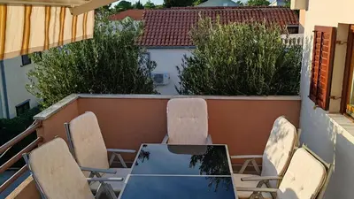 Balkon ili terasa u objektu Apartment Jadria near the beach