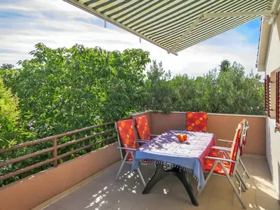 Balkon ili terasa u objektu Apartment Jadria near the beach