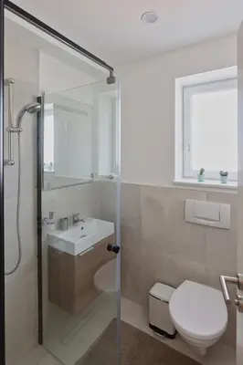 Kupaonica u objektu Apartment R A M L J A K - Sobe, Zimmer, Rooms Gabriel 