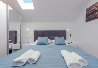 Krevet ili kreveti u jedinici u objektu Villa Izvor ZadarVillas