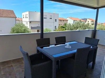 Balkon ili terasa u objektu Apartman Margita