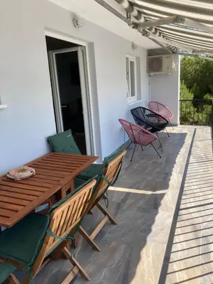 Balkon ili terasa u objektu Apartments by the sea Rogoznica - 20032
