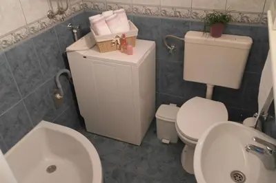 Kupaonica u objektu Seaside house for families with children Rogoznica - 22156