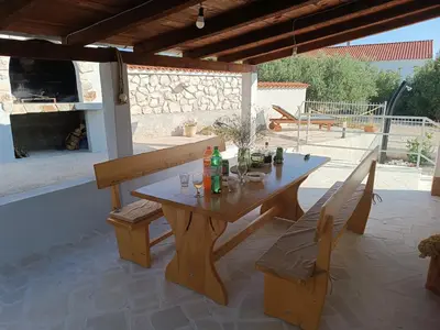 Balkon ili terasa u objektu House Inga
