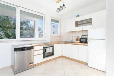 Kuhinja ili čajna kuhinja u objektu Apartments by the sea Rogoznica - 22241