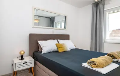 Krevet ili kreveti u jedinici u objektu Lovely Apartment In Sibenik