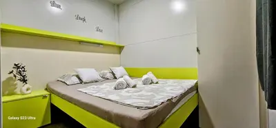 Krevet ili kreveti u jedinici u objektu SAK MOBILE Home Pirovac II