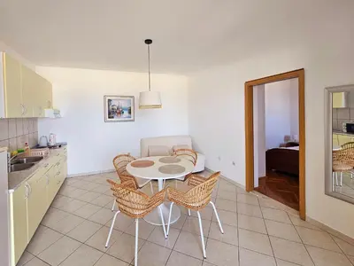 Kuhinja ili čajna kuhinja u objektu Valamoro Apartments