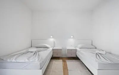 Krevet ili kreveti u jedinici u objektu Gorgeous Apartment In Vodice With Wifi