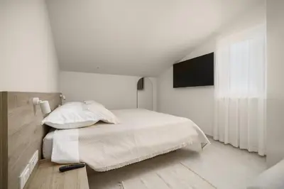 Krevet ili kreveti u jedinici u objektu Penthouse villa Bianca Vodice