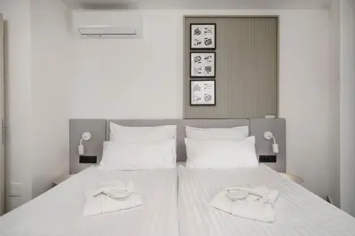 Krevet ili kreveti u jedinici u objektu SeeSea Hotel