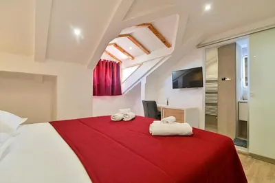 Krevet ili kreveti u jedinici u objektu Holiday home Mia