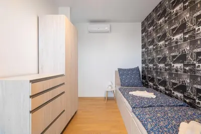 Krevet ili kreveti u jedinici u objektu Apartment Maya Center Modern 2bd