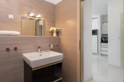 Kupaonica u objektu Apartment Maya Center Modern 2bd