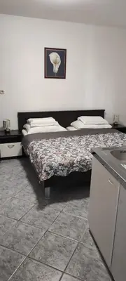Krevet ili kreveti u jedinici u objektu Apartments M&R ŠPADINA