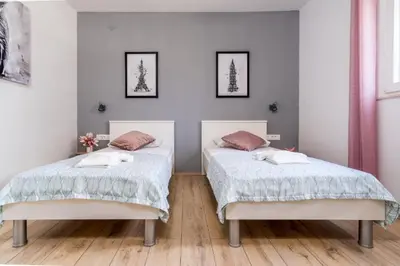 Krevet ili kreveti u jedinici u objektu Family friendly house with a swimming pool Primorski Dolac, Zagora - 22653