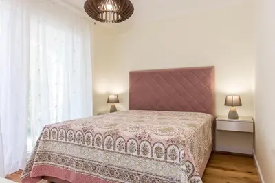 Krevet ili kreveti u jedinici u objektu Villa Flores Adriatica