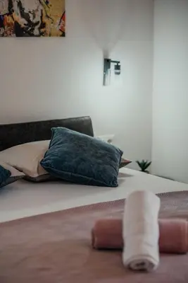 Krevet ili kreveti u jedinici u objektu Holiday home Jukan