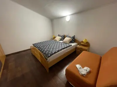 Krevet ili kreveti u jedinici u objektu TRIBUNJ PRIVATE HOUSE