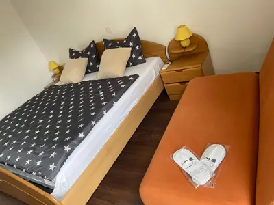 Krevet ili kreveti u jedinici u objektu TRIBUNJ PRIVATE HOUSE