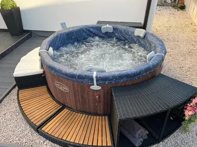 Tlocrt objekta Apartments Anmalu with Jacuzzi