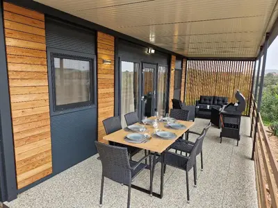 Balkon ili terasa u objektu Mobile Homes Albatross Pirovac