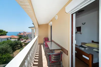 Balkon ili terasa u objektu Apartments Ljubica