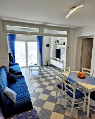 TV i/ili zabavni centar u objektu Apartment Blue Maris