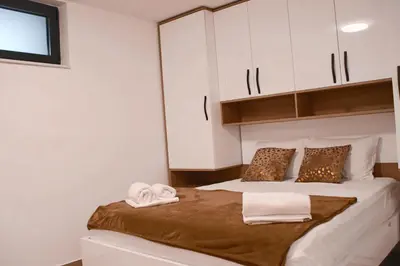 Krevet ili kreveti u jedinici u objektu Vila Biser Vodice
