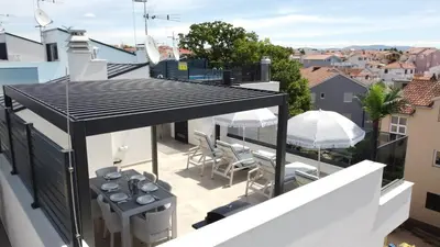 Balkon ili terasa u objektu Vila Ibrahimovic Vodice
