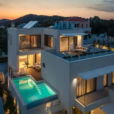 Exquisite Murter Villa Villa Luxor 4 Bedrooms Heated Pool & Spa