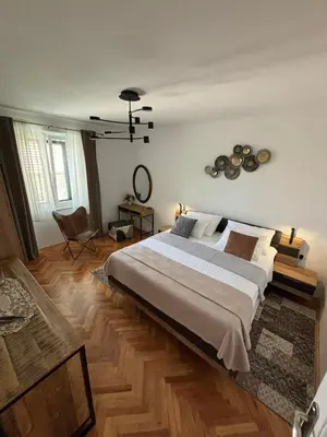 Krevet ili kreveti u jedinici u objektu Centar 103 Apartment