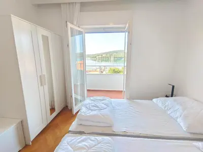 Krevet ili kreveti u jedinici u objektu nautic world studio